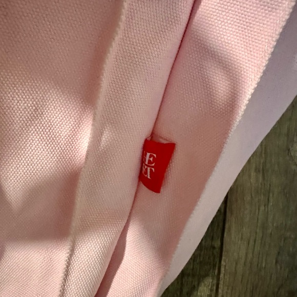 Unique and Rare The Met Pink Canvas Tote Bag - Picture 5 of 5